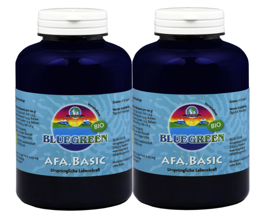 2 x Bluegreen AFA-Algen Basic Wildsammlung 250g ca. 2000 Stck BIO