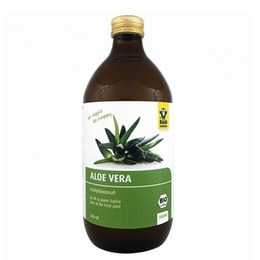 Aloe Vera Frischpflanzensaft BIO Raab Vitalfood 500ml