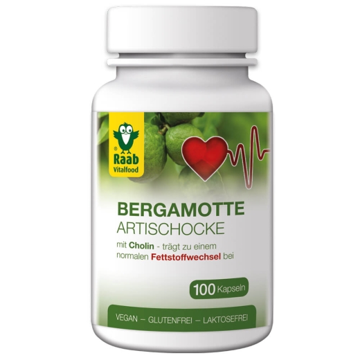 Bergamotte und Artischocke 100 Kapseln vegan