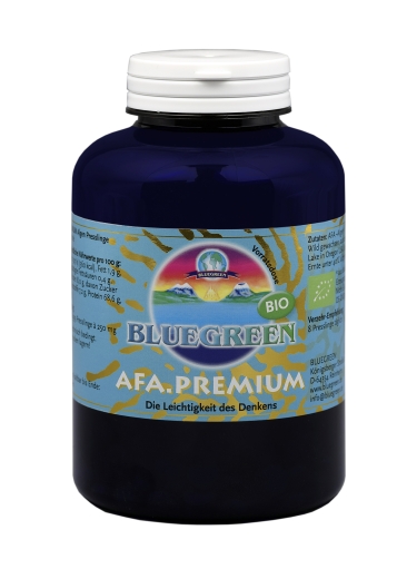 Bluegreen AFA-Algen Premium Wildsammlung 250g/ca. 999 Presslinge BIO