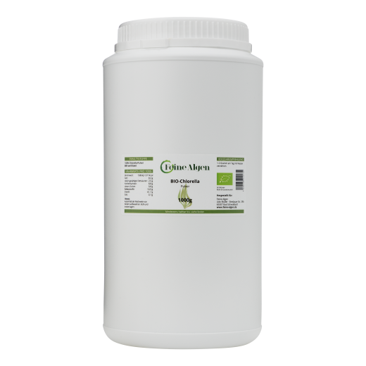 Chlorella Algen BIO 1000g Pulver feine-algen