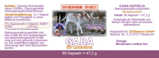 GABA 90 vegetarische Kapseln von Robert Franz
