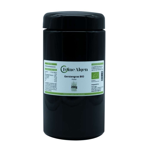 Gerstengras Pulver BIO feine-algen 200g