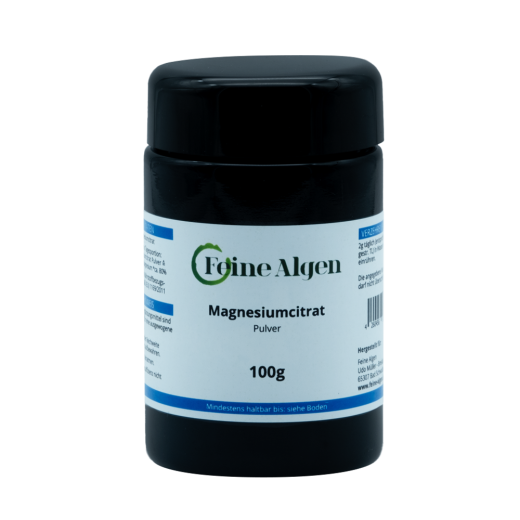 Magnesiumcitrat Pulver 100g von feine-algen
