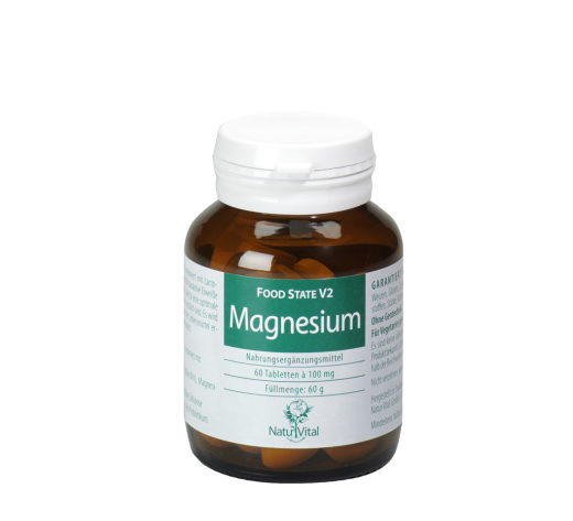 Natur Vital Magnesium Food State 60 Tabletten