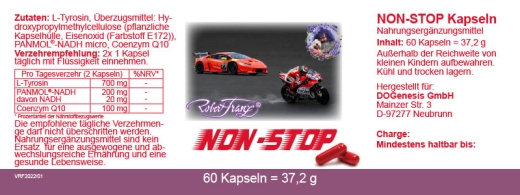 Non-Stop-Kapseln von Robert Franz 60 Stck