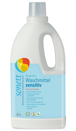 Sonett Waschmittel sensitiv flüssig 2 Liter