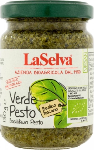 Verde Pesto Basilikum von LaSelva 130g BIO