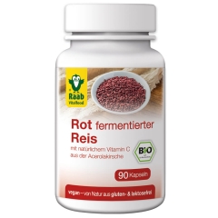 Rot fermentierter Reis 90 vegane Kapseln